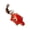 01 flower glaze red, variant on C Key Ocarina Musical Instrument 6 Holes Made from Ceramic Suitable For Music Classes Concerts And Cultural Activity