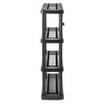 thumbnail image 4 of Gracious Living 4-Shelf Adjustable Medium-Duty Shelving Storage, Black, 4 of 12