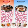 thumbnail image 6 of Halloween Tumbler, Cute Pink Ghost Skull Tumbler with Handle and Straw, 40 oz Stainless Steel Insulated Water Bottle Halloween Gifts for Women, 6 of 6