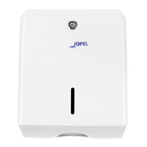 Dispensador De Toalla De Papel Jofel Interdoblada Epox Blanco