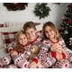 thumbnail image 2 of Conjunto de pijamas de manga larga con estampado navideño para padres e hijos, ropa para el hogar, europea y americana, en stock, 2025, 2 of 4