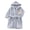 Grey, variant on Toddler Bath Robe Unisex Baby Hooded Bathrobe Kids Flannel Pajamas Dressing Gown for Boys Girls Pink Size,7-9 Years