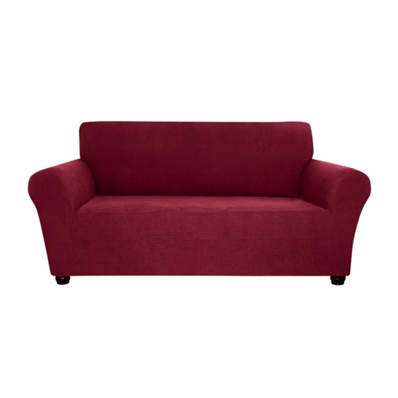 Housse de Canapé Extensible en Spandex - Housse de Canapé Douce Antidérapante 4 Places Lavable pour Salon Animaux de Compagnie (Bleu Ciel)