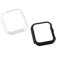 thumbnail image 1 of 2 Pack Compatible for Apple Watch Case 40mm [NO Screen Protector] Series 6 5 4 SE, Hard PC Bumper Case Protective Cover Frame Compatible for iWatch 40mm,transparent + original black, 1 of 5