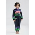 thumbnail image 5 of Monster Jam Toddler Boys' Zip-Up Coverall Black Grave Digger, 5 of 7