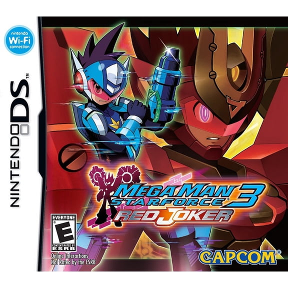 Restored Mega Man Star Force 3 Red Joker - Nintendo DS