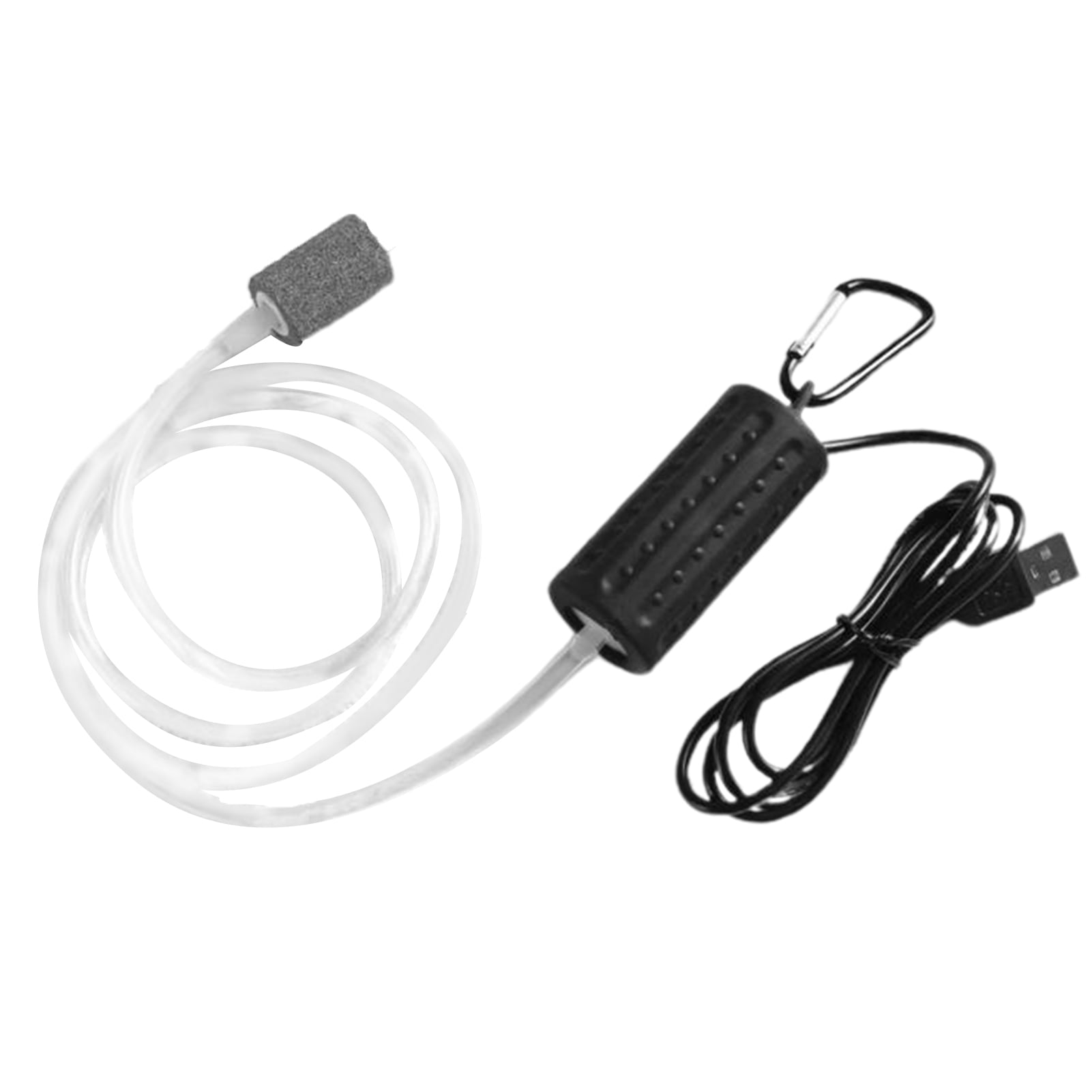 Oxygen Air Pump, Portable USB Silicone Mute Energy Saving Aquarium Fish