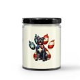 thumbnail image 3 of Patriotic Pitbull 4th of July Independence Paws Soy Wax Candle Terrier Dog Lover 16oz White Vanilla Candle - 02010, 3 of 5