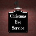 thumbnail image 2 of Christmas Eve Service BLACK Aluminum Composite Sign 20''x24'', 2 of 9