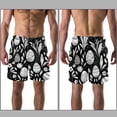 thumbnail image 3 of luoweisi Men's Beach Shorts Quick Dry Swim Trunks with Mesh Lining Easter Egg L, 3 of 5