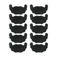 thumbnail image 1 of 5 pares de parches adhesivos para el pecho, desechables, sin costuras, invisibles y transpirables. 213 cm x 118 cm Negro, 1 of 6