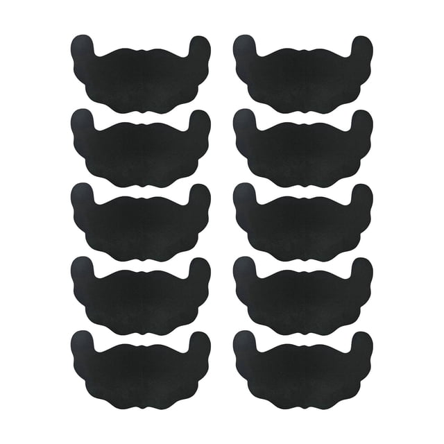5 pares de parches adhesivos para el pecho, desechables, sin costuras, invisibles y transpirables. 213 cm x 118 cm Negro