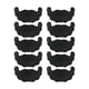 thumbnail image 2 of 6x10 Uds. Cubierta reafirmante de sujetador Invisible transpirable para mujer 21,3 cm x 11,8 cm negro 2 piezas, 2 of 7