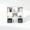 thumbnail image 6 of Furinno Pelli Cubic Storage Cabinet, Bookcase, Bookshelf, 9-Cube, White, 6 of 6