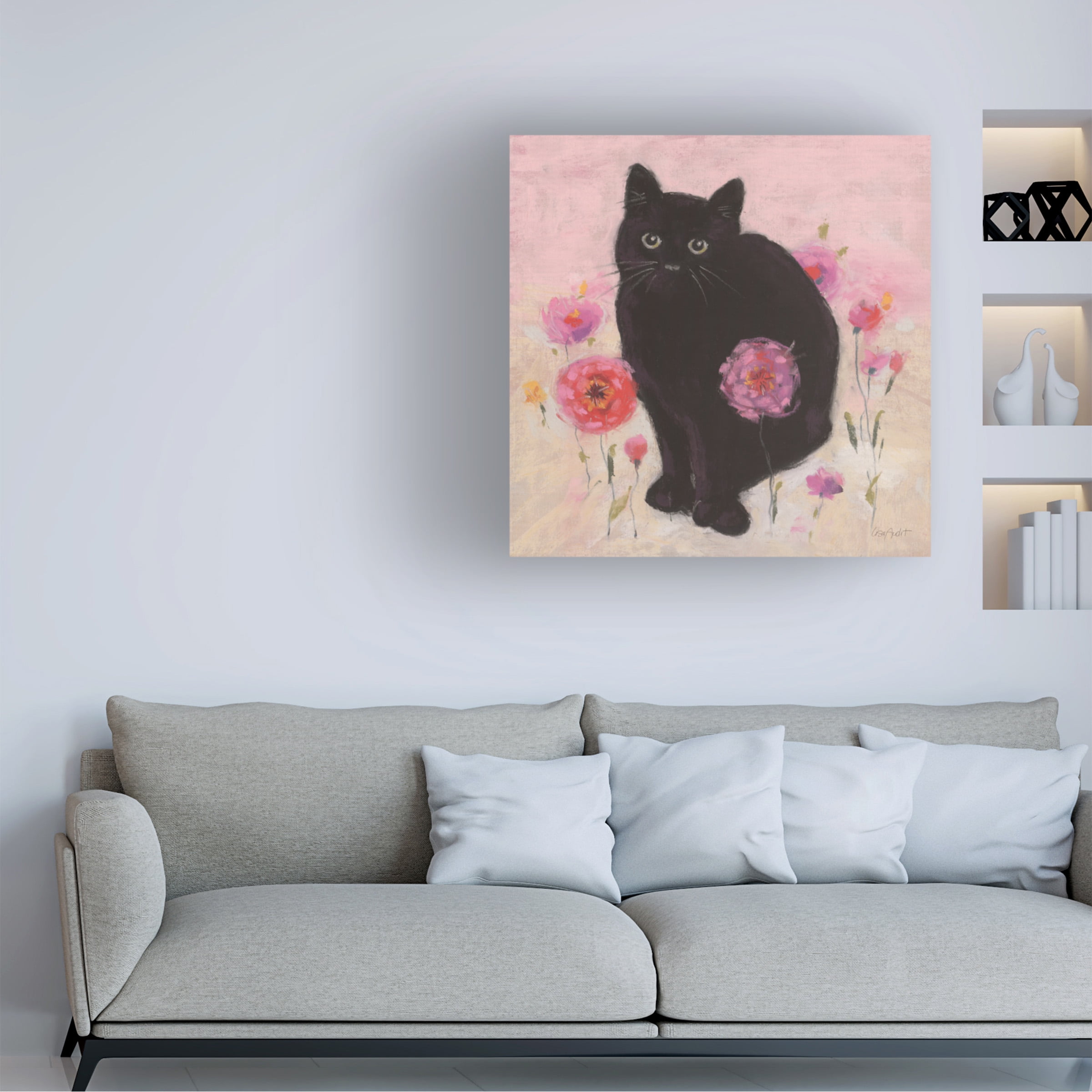 Lisa Audit 'Nina the Cat 02' Canvas Art