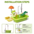 thumbnail image 5 of LieGorJi Play Sink with Running Water, Kitchen Kids Sink Toys with Fishing Game, Dishwasher Play Set for Floating Pool Water Play, Birthday Gifts for 1 2 3 4 5 6 7 8 Year Old, 5 of 7