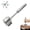 Stainless Steel-A, variant on Stainless Steel Meat Chopper & Masher, Heavy Duty 6-Curve Blade Ground Beef Chopper with Wooden Handle, Heat Resistant Hamburger Smasher for Kitchen