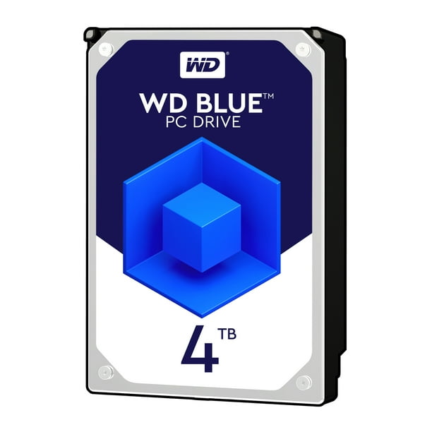 Wd Blue 4tb Desktop Hard Disk Drive 5400 Rpm Sata 6 Gb S 64mb Cache 3 5 Inch Wd40ezrz Walmart Com Walmart Com
