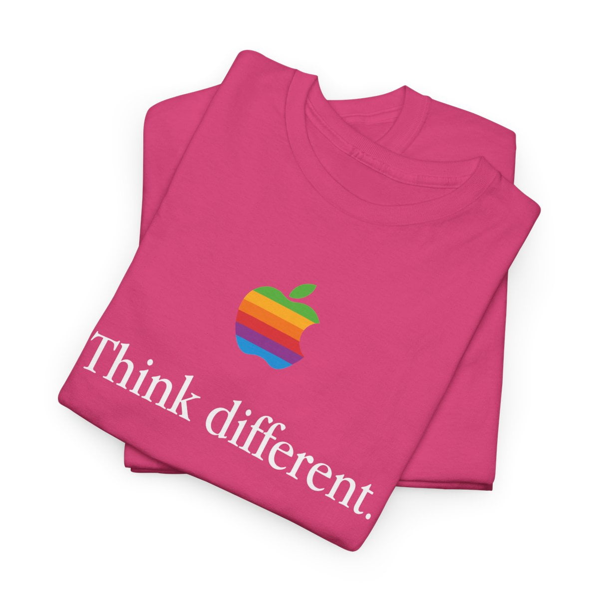 Vintage Think Different Apple Computer Mac Classic Tee T-Shirt