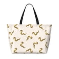 thumbnail image 2 of Xecao Cartoon Snake for versatile beach bag for women includes zipper pockets and waterproof material, ideal for vacations and adventures., 2 of 7