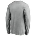 thumbnail image 3 of Men's Ash SMU Mustangs Primary Logo Long Sleeve T-Shirt, 3 of 3
