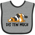 thumbnail image 3 of Inktastic Napping Dis Tew Much Longhair Calico Cat Boys or Girls Baby Bib, 3 of 4