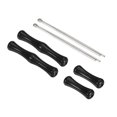 thumbnail image 1 of Unique Bargains Archery Bowstring Finger Saver 2 Inch/1.2 Inch Silicone Finger Guard for Adult, Black, 2 Pack, 1 of 5