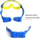 thumbnail image 3 of Gafas de natación para niños - Gafas de natación para niños de 4 a 12 años, Gafas de natación para niños, lentes grandes, antivaho, impermeables, más cómodas JFHHH pequeña, 3 of 5