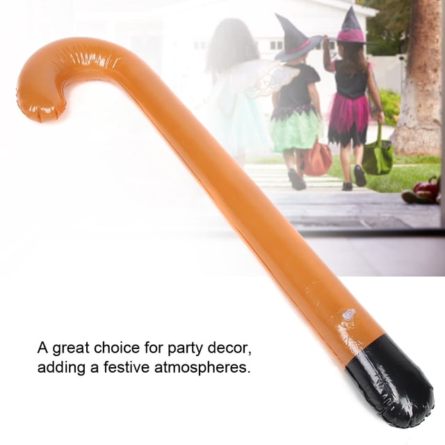 Divertido Bastón inflable de Pvc para Halloween, Bastón para Caminar, Muleta, Accesorio para Fiesta, Seguro y Duradero, Gran Regalo para Fiesta de Desfrazs y decoración de