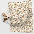 thumbnail image 6 of Yiaed Autumn Gnomes Holding Mushroom Print Dog Blankets-Cat Blanket Washable for Couch Protection,Puppy Blanket, Soft Plush Reversible Throw Furniture Protector-Large, 6 of 8