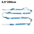 thumbnail image 2 of Sangle de Yoga Extensible - Sangle Extensible Non Élastique, pour Réhabilitation, Pilates, Danse, 2 of 5