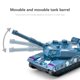 thumbnail image 4 of Carro de juguete militar para niños | Torreta móvil de 360° y cañón ajustable | Construcción de plástico resistente | Diseño de camuflaje azul, verde y amarillo, 4 of 5
