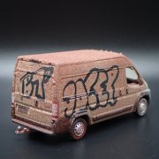 Open Box 2019 19 RAM PROMASTER 2500 SPRINTER VAN TAGGED GRAFFITI 1:64 DIECAST MODEL CAR