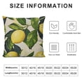 thumbnail image 5 of PHYHOO Fresh Pillow Covers , Summer Yellow Decorations Throw Pillow Cases Outdoor Cushion Cover for Home Couch Bed White, 5 of 5