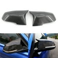 thumbnail image 2 of BIBABLYKE Left Right Side Doors Mirror Cover For F10 14-16 Car Side Mirror Cover Wing Cap Housing, 2 of 8