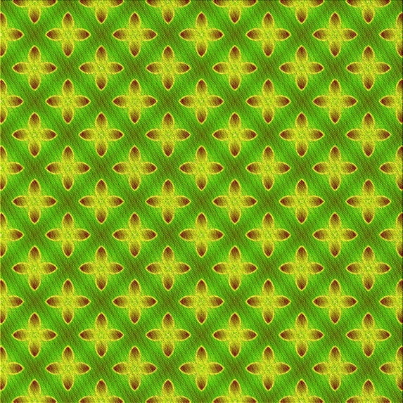 Ahgly Company Machine Washable Indoor Square Transitional Lawn Green Area Rugs, 5' Square