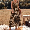 thumbnail image 2 of Leopard Print Pattern Sleeveless Dress Woman Fashion Long Dresses Women's Summer Suit Dress Summer 2025 Women, 2 of 7