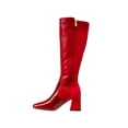 thumbnail image 3 of Ninety Union Lexington Metal Insert Block Heel Boot, Red, 8, 3 of 5