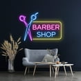 thumbnail image 2 of Handmadetneonsign Barber Shop Led Sign, Barber Shop Neon Sign, Wall Decor, Barber Shop Light, 2 of 5