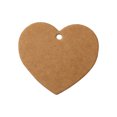 thumbnail image 1 of Sonducket Cartón Kraft en blanco corazón Vintage tarjetas moda autoensamblaje muestra accesorios creativamente suministro para el hogar Accesorios de disfraces Leonado, 1 of 6