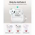 thumbnail image 2 of Funda ESR para AirPods 4 compatible con AirPods 4 Gen 2024 blanca, 2 of 9
