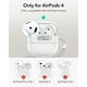 thumbnail image 2 of Funda ESR para AirPods 4 compatible con AirPods 4 Gen 2024 blanca, 2 of 9