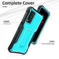 thumbnail image 3 of ExoGuard For T-Mobile REVVL V Plus 5G Case, Phone Case with Screen Protector and Kickstand (Blue), 3 of 7