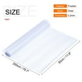 thumbnail image 2 of Unique Bargains PVC Frosted Film 78.7 x 11.8 Inch Window Covering for Bathroom Office Clear, 2 of 6