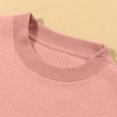 thumbnail image 7 of Asxite Toddler Fall Outfits Letter Print Brushed Crewneck Top Straight Leg Pants Casual Loose 2 Piece Set 3Y, 7 of 7