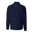 thumbnail image 3 of Men's Cutter & Buck Navy Auburn Tigers Big & Tall Traverse Stretch Quarter-Zip Pullover Top, 3 of 3