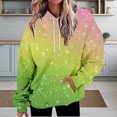 thumbnail image 2 of Bovemsi Sweatshirt for Women Large Hoodie With Gradient Print Plus Size Long Sleeved Sweater Pullover Autumn Pocket Clothes Comfort Hoodie, 2 of 9
