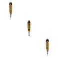 thumbnail image 1 of kurtrusly Zero Fire Line Identification Test Pen - Easy-to- And Reliable Digital Test Pencil Test Pencil Tester Tester Electrical black yellow with batteries 3Set, 1 of 6
