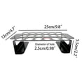 thumbnail image 5 of Visland Grill Rack 18 Holes Design Non-stick Rustproof Heat-Resistant with Handle Multipurpose Stainless Steel Barbecue Chili Pepper Roasting Rack Camping Supplies, 5 of 5