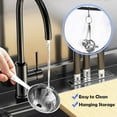 thumbnail image 6 of USIONE 6 Pack Stainless Steel Mini Kitchen Funnels - Food-Grade, High Heat Resistant & Durable Metal Funnels for Liquid, Dry Ingredients, Cosmetics, Spices, Powder, 6 of 10